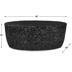 Mor Furniture Rivington Outdoor Coffee Table In Black