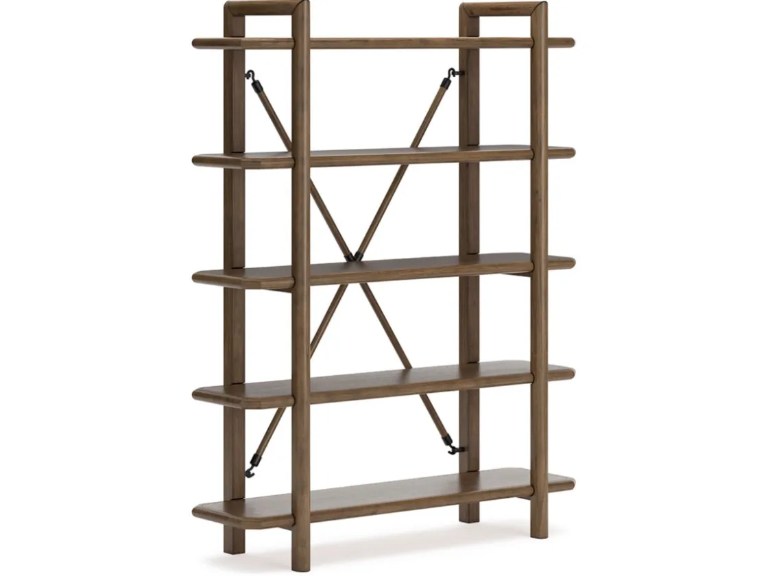 Mor Furniture Roanhowe Bookcase In Brown