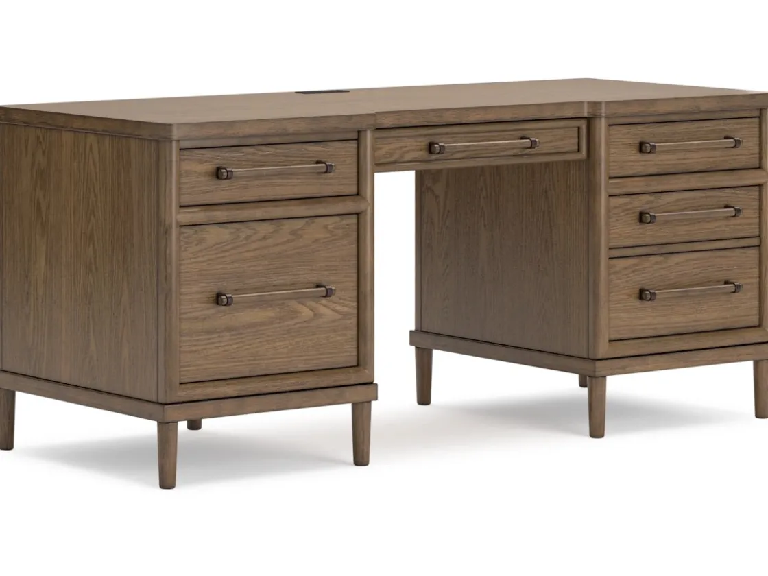 Mor Furniture Roanhowe Office Desk In Brown