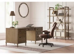 Mor Furniture Roanhowe Office Desk In Brown