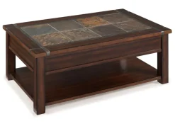 Mor Furniture Roanoke Lift Top Coffee Table In Brown