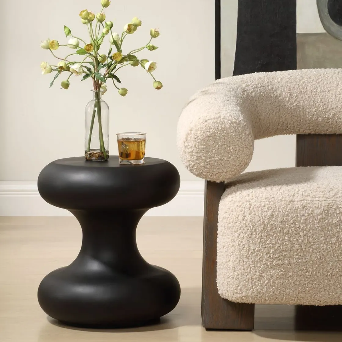 Mor Furniture Robles Outdoor Accent Table In Black