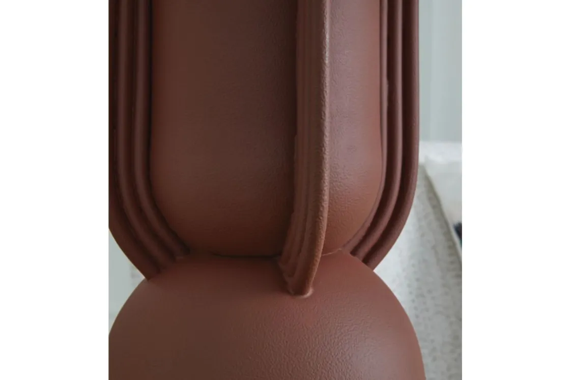Mor Furniture Rowandale Table Lamp In Brick Red