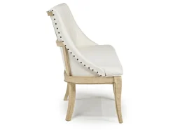 Mor Furniture Roxy Dining Bench In Vintage Taupe, Upholstered