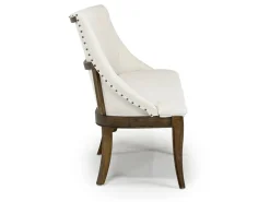 Mor Furniture Roxy Dining Bench In Vintage Taupe, Upholstered