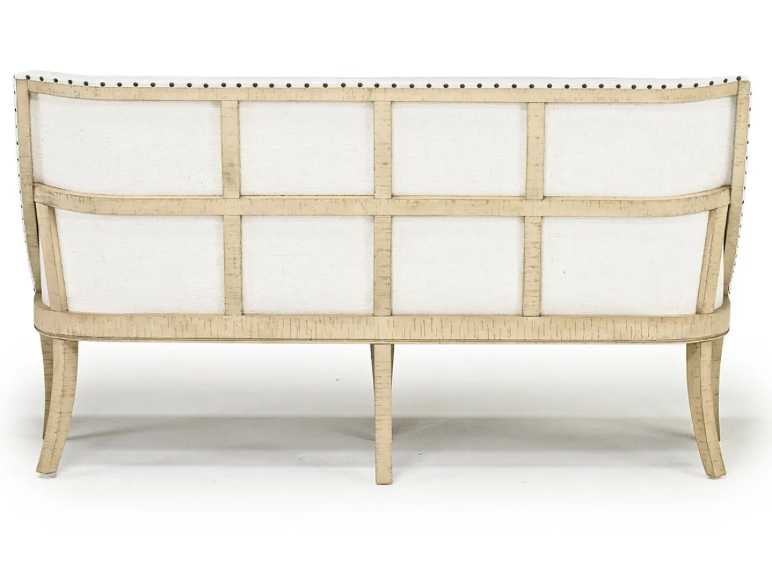 Mor Furniture Roxy Dining Bench In Vintage Taupe, Upholstered