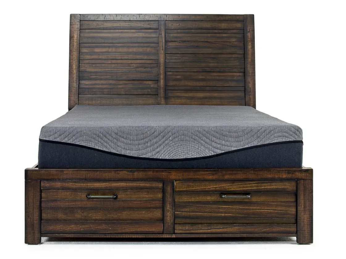 Mor Furniture Ruff Hewn Panel Bed In , Queen