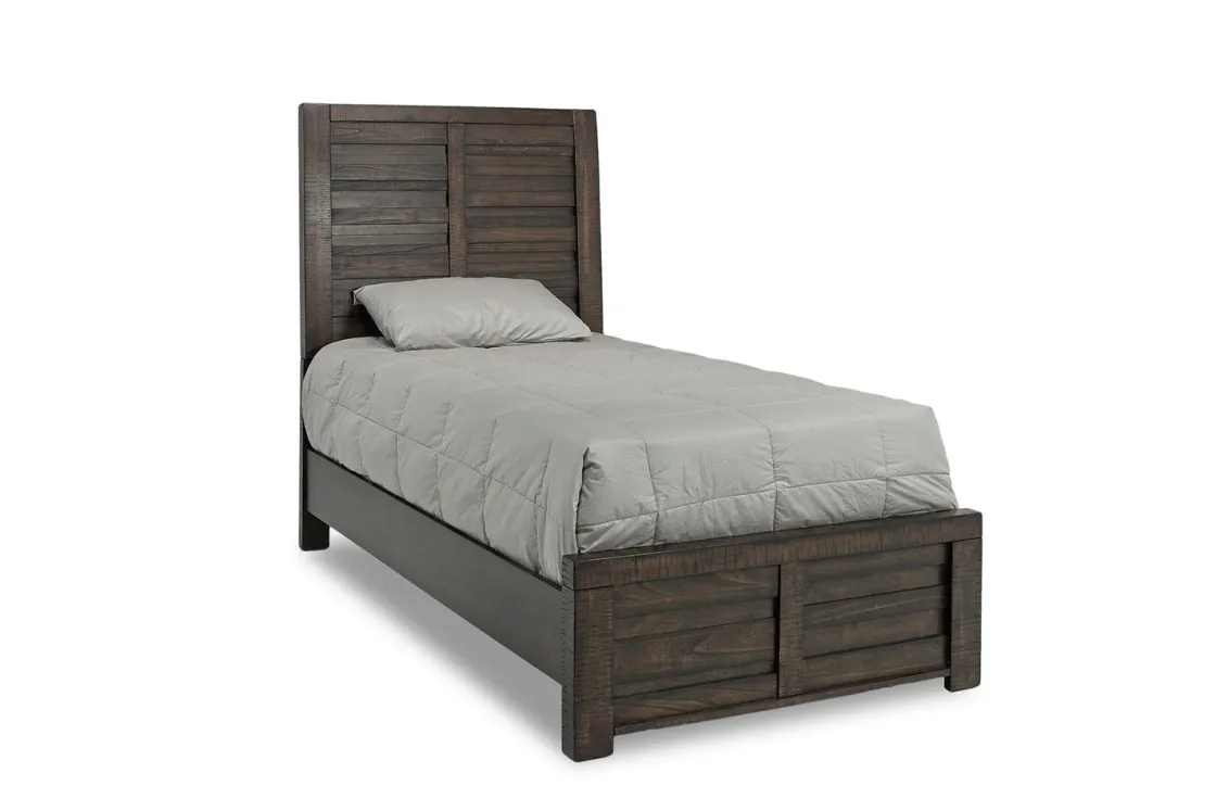 Mor Furniture Ruff Hewn Panel Bed In , Queen