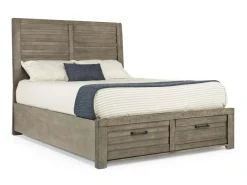 Mor Furniture Ruff Hewn Panel Bed In , Queen
