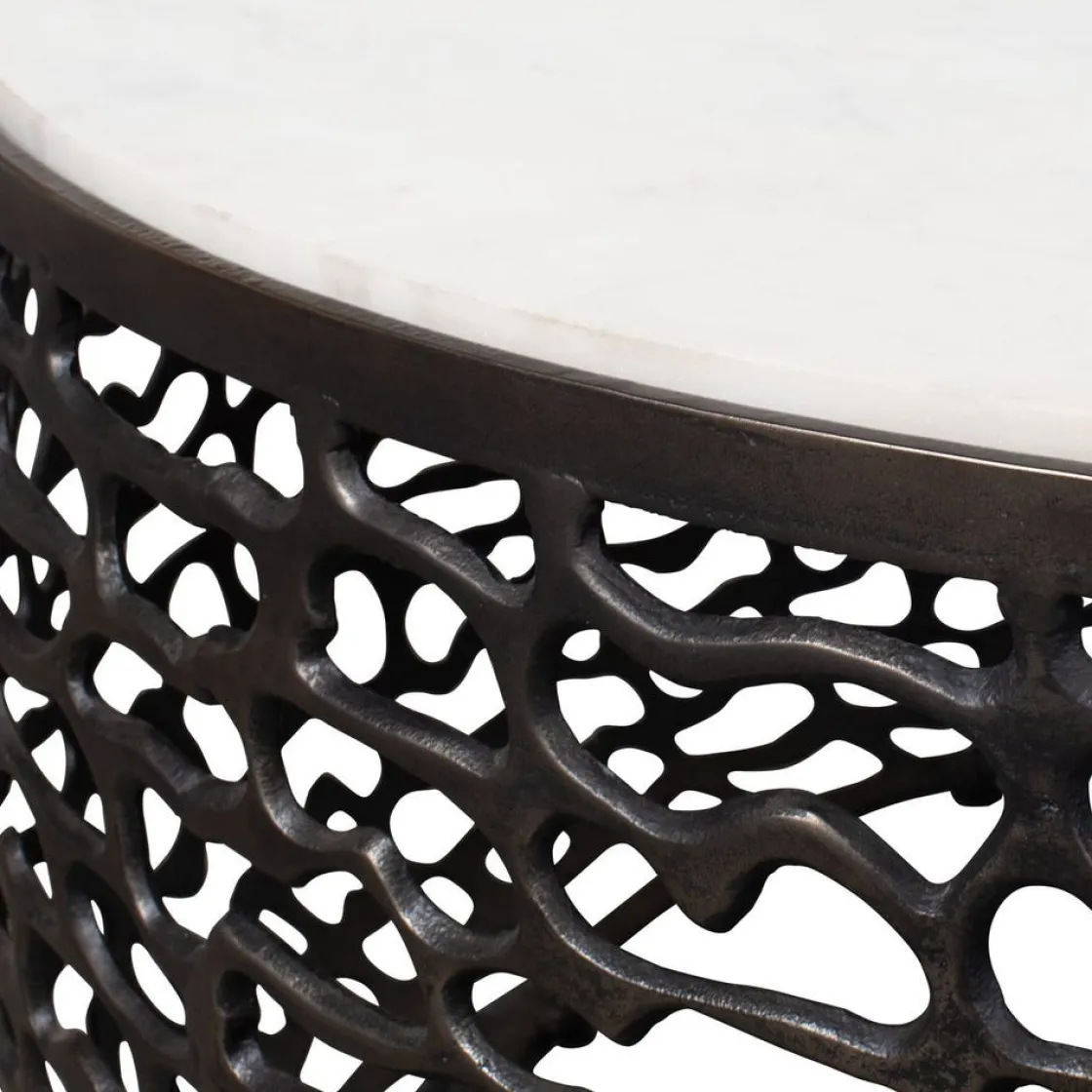 Mor Furniture Sabena Outdoor Round Coffee Table In Black