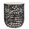 Mor Furniture Sabena Outdoor Round End Table In Black
