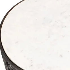 Mor Furniture Sabena Outdoor Round End Table In Black
