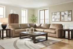 Mor Furniture Sahara 5 Piece Sectional In Sahara Leather