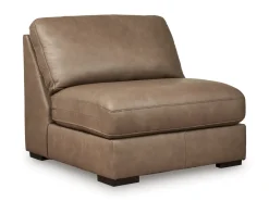 Mor Furniture Sahara Armless Chair In Sahara Leather