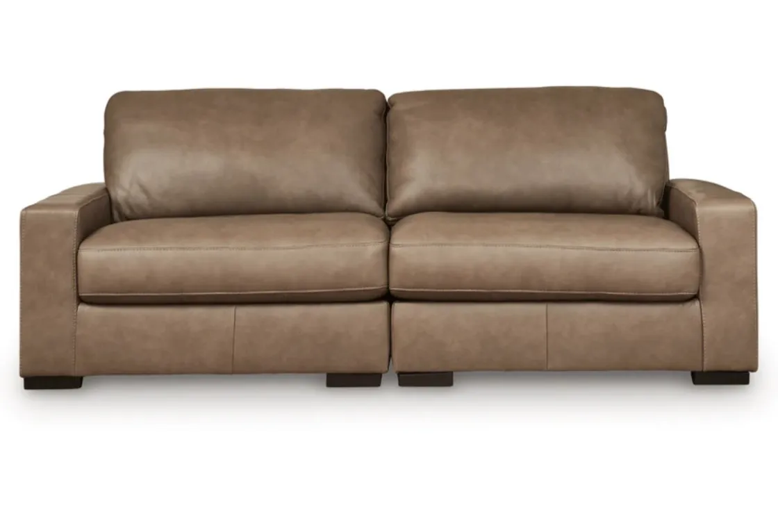 Mor Furniture Sahara Loveseat In Sahara Leather