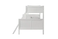 Kids Mor Furniture Sami Bunk Bed W/ Ladder In Espresso, Twin/ Twin