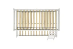 Kids Mor Furniture Sami Bunk Bed W/ Ladder In Espresso, Twin/ Twin
