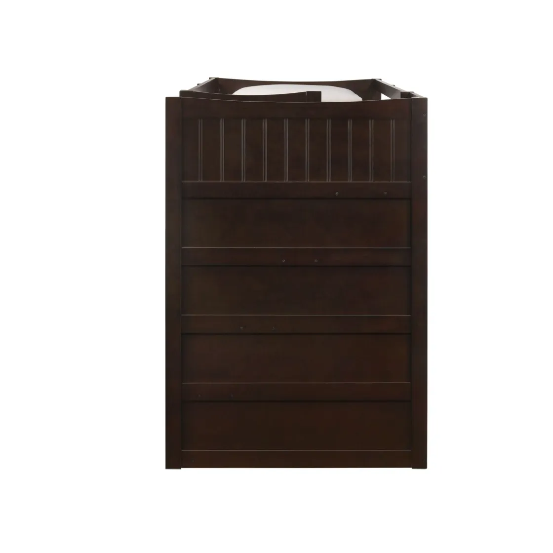 Kids Mor Furniture Sami Bunk Bed W/ Storage Steps In Espresso, Twin/Twin, Right Facing