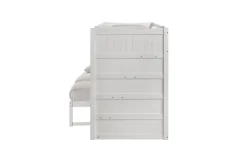 Kids Mor Furniture Sami Bunk Bed W/ Storage Steps In Espresso, Twin/Twin, Right Facing
