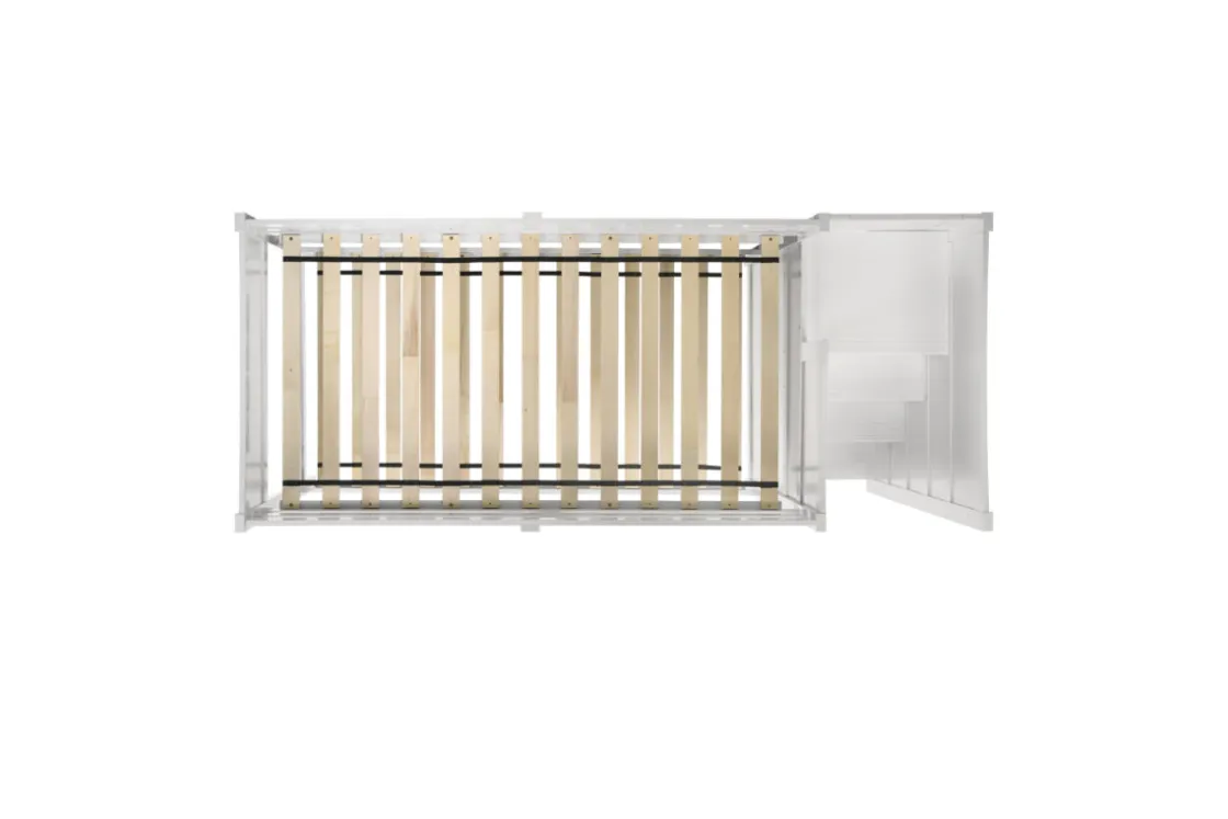Kids Mor Furniture Sami Bunk Bed W/ Storage Steps In Espresso, Twin/Twin, Right Facing