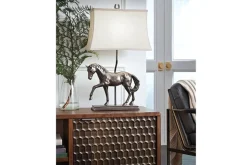 Mor Furniture Sandorman Horse Lamp In Antique Bronze