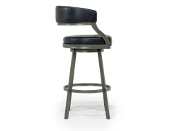 Mor Furniture Saturn Bar Height Swivel Stool In Mineral & Black