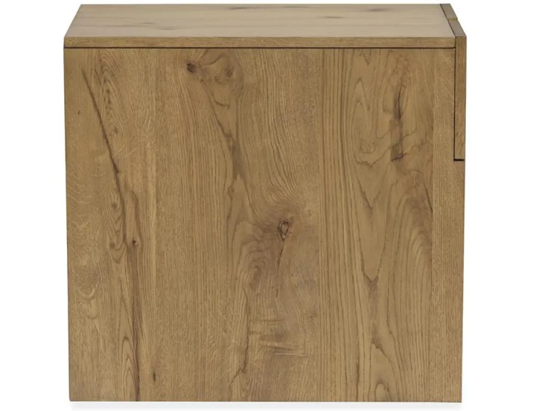 Mor Furniture Sawyer Rectangle End Table In Rustic Caramel
