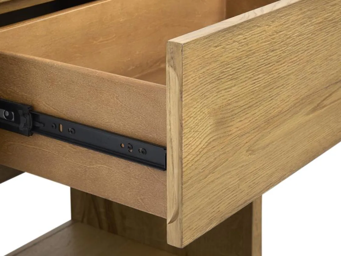 Mor Furniture Sawyer Rectangle Sofa Table In Rustic Caramel