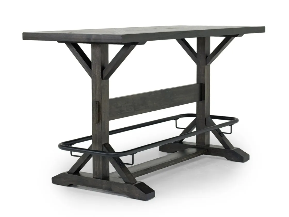 Mor Furniture Sequoia Bar Height Dining Table & 6 Stools In Espresso