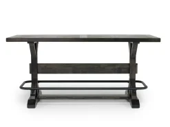 Mor Furniture Sequoia Counter Height Dining Table & 6 Stools In Espresso
