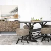 Mor Furniture Sequoia Counter Height Dining Table & 4 Stools In Espresso