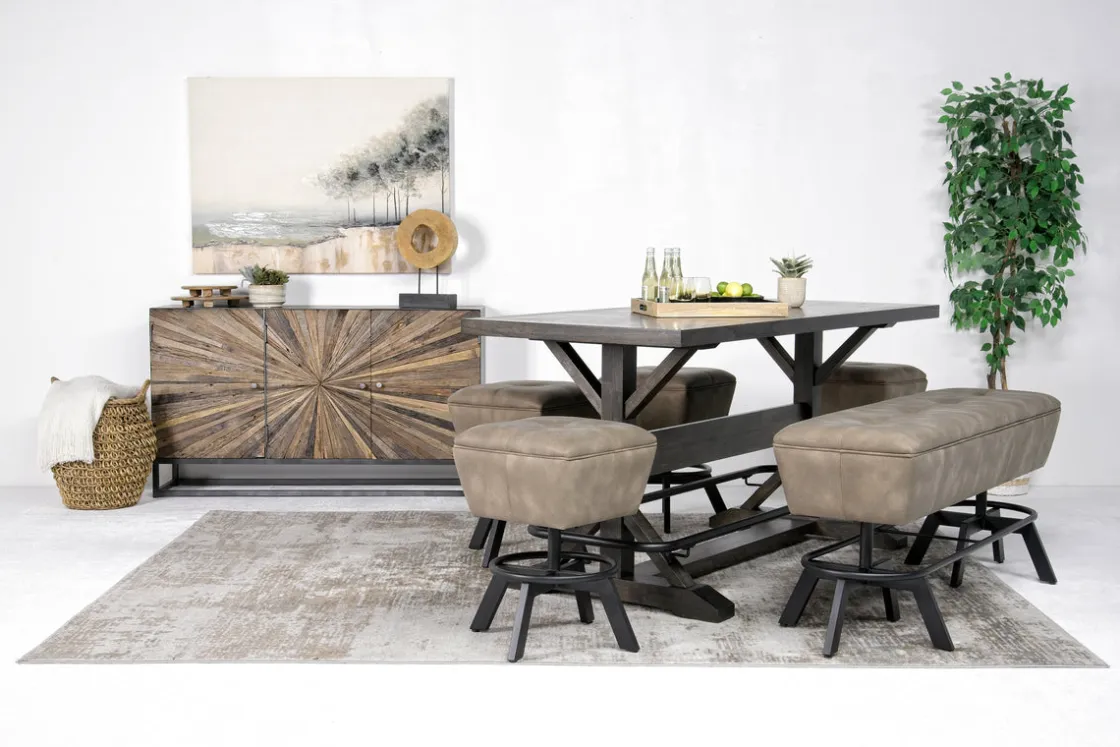 Mor Furniture Sequoia Counter Height Dining Table In Espresso