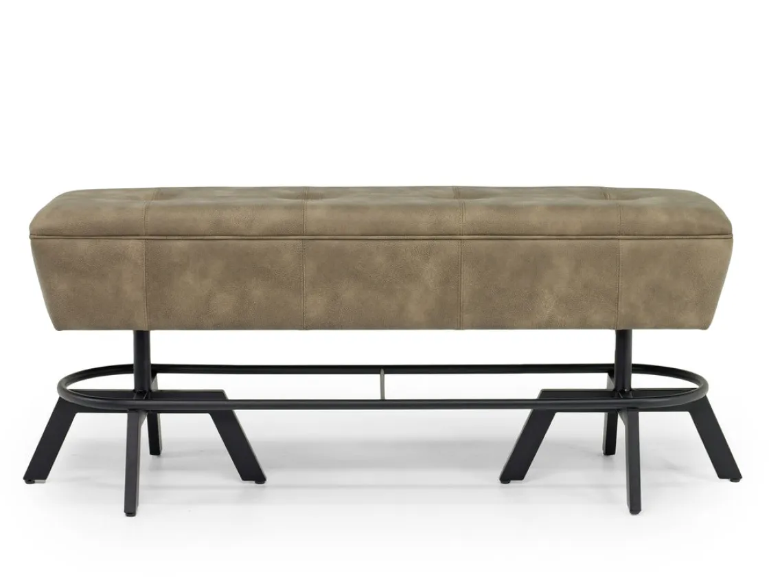 Mor Furniture Sequoia Counter Height Dining Table, 4 Stools & Bench In Espresso