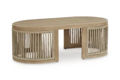 Mor Furniture Serena Shores Outdoor Coffee Table In Beige