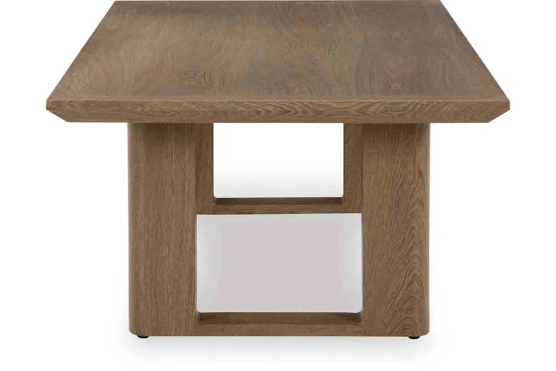 Mor Furniture Serene Bay Outdoor Coffee Table In Dark Brown