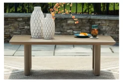 Mor Furniture Serene Bay Outdoor Coffee Table In Dark Brown