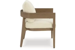 Mor Furniture Serene Bay Outdoor Dining Table & 6 Arm Chairs In Dark Brown
