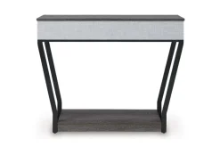 Mor Furniture Sethlen Sofa Table In Gray/Black