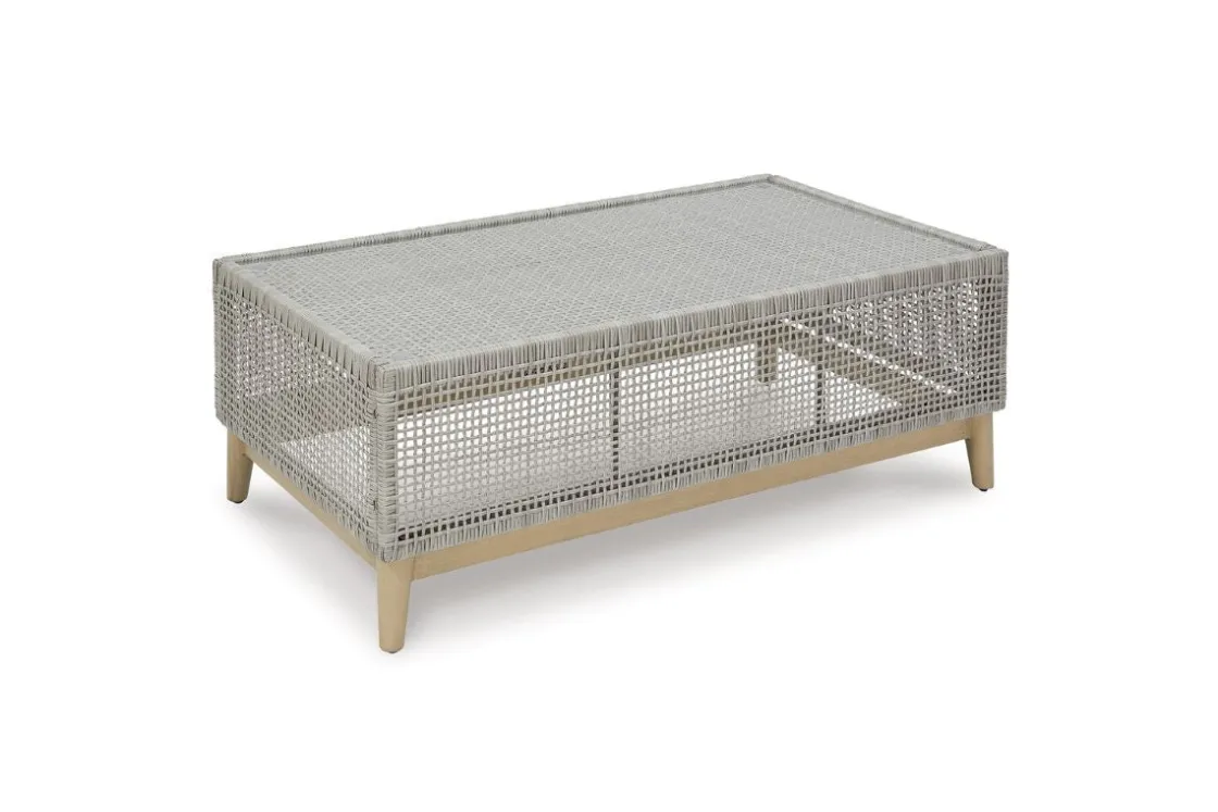 Mor Furniture Seton Creek Outdoor Coffee Table In Gray