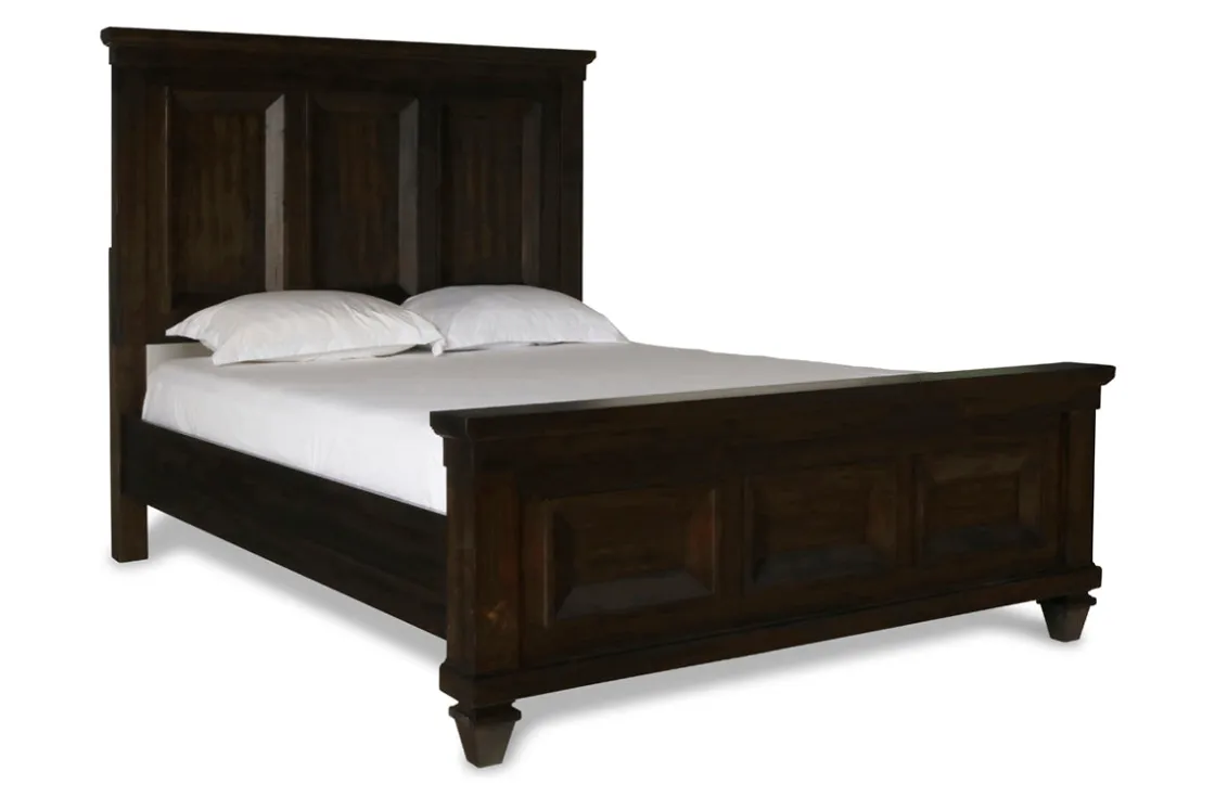 Mor Furniture Sevilla Panel Bed In Walnut, Queen
