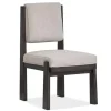 Mor Furniture Shelby Side Chair In Coffee Bean, Wood Back