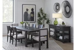 Mor Furniture Shelby Trestle Dining Table In Coffee Bean