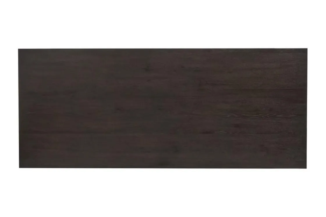 Mor Furniture Shelby Trestle Dining Table, 4 Wood Back Chairs & Bench In Coffee Bean