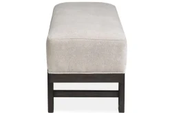 Mor Furniture Shelby Trestle Dining Table, 4 Wood Back Chairs & Bench In Coffee Bean