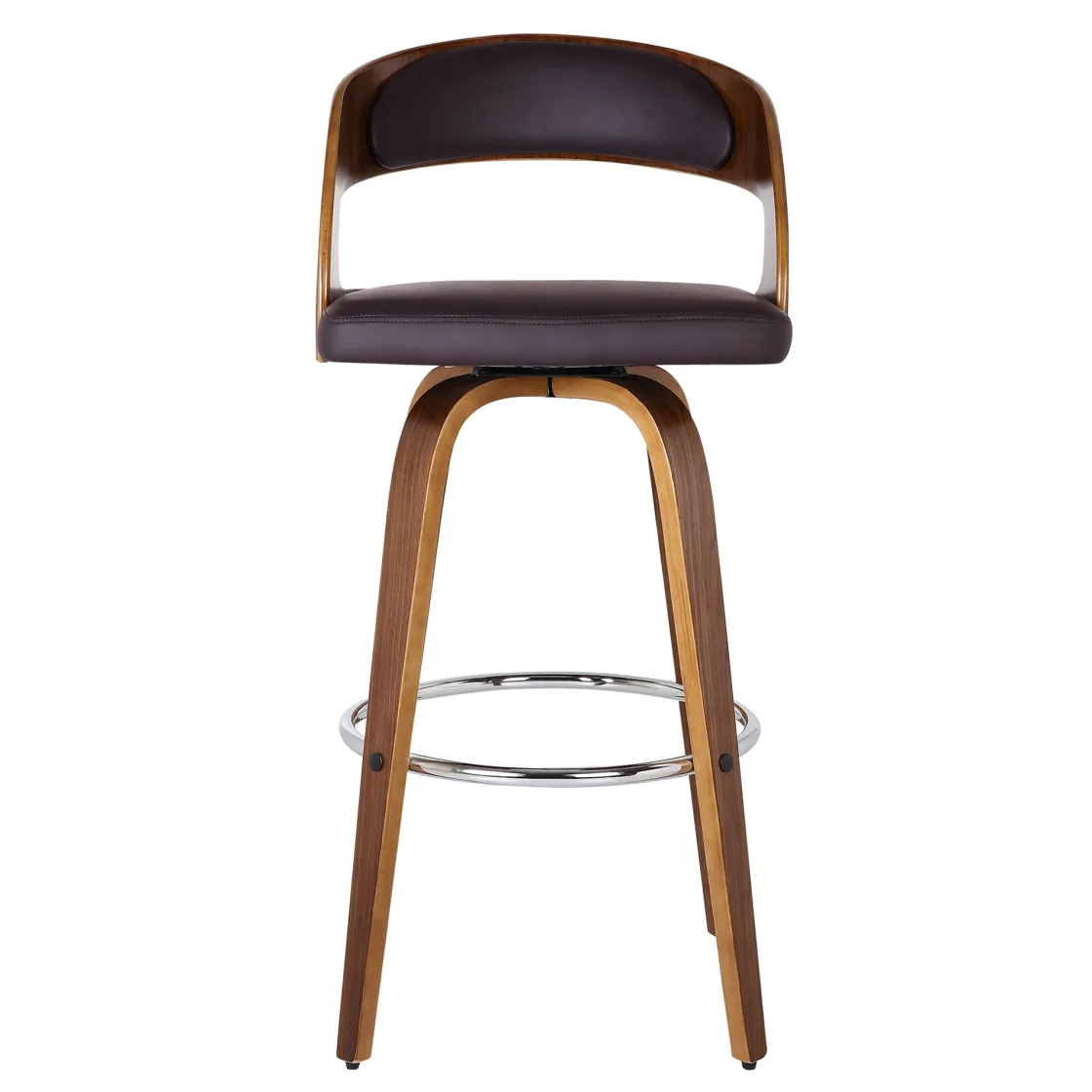 Mor Furniture Shelly Counter Height Swivel Stool In Black & Gray