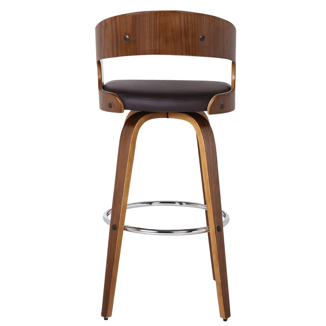Mor Furniture Shelly Swivel Barstool In Black & Gray