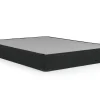 Mor Furniture Sherwood Black Laminated Flat Foundation, Twin, High Profile