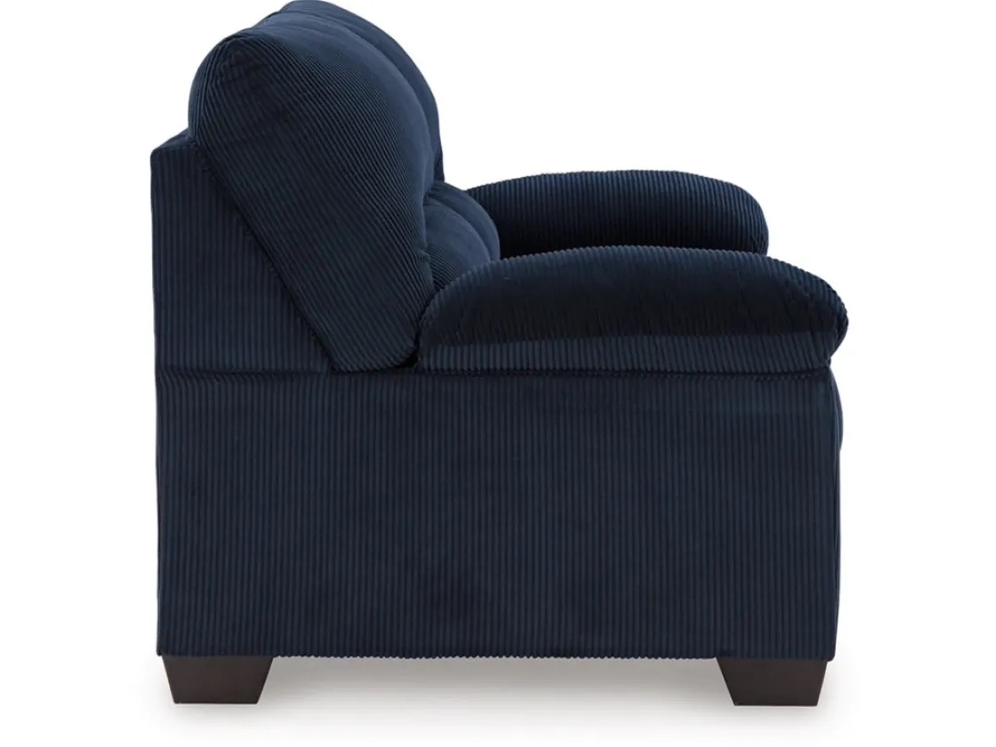 Mor Furniture Simple Joy Loveseat In Onyx