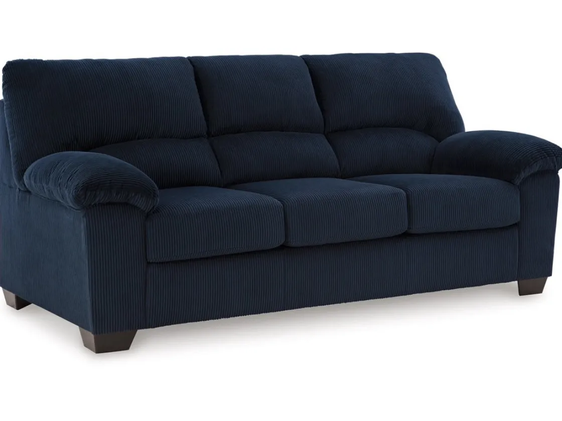 Mor Furniture Simple Joy Sofa & Loveseat In Navy