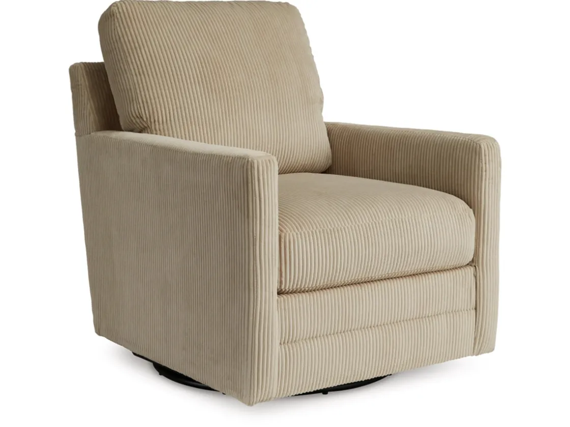 Mor Furniture Simple Joy Swivel Chair In Sand